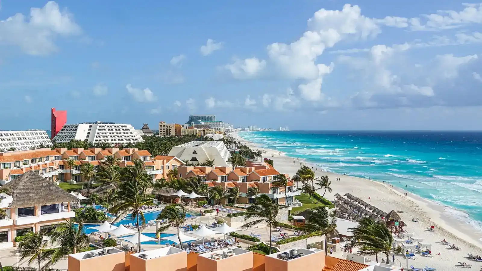 Vue panoramique de Cancún