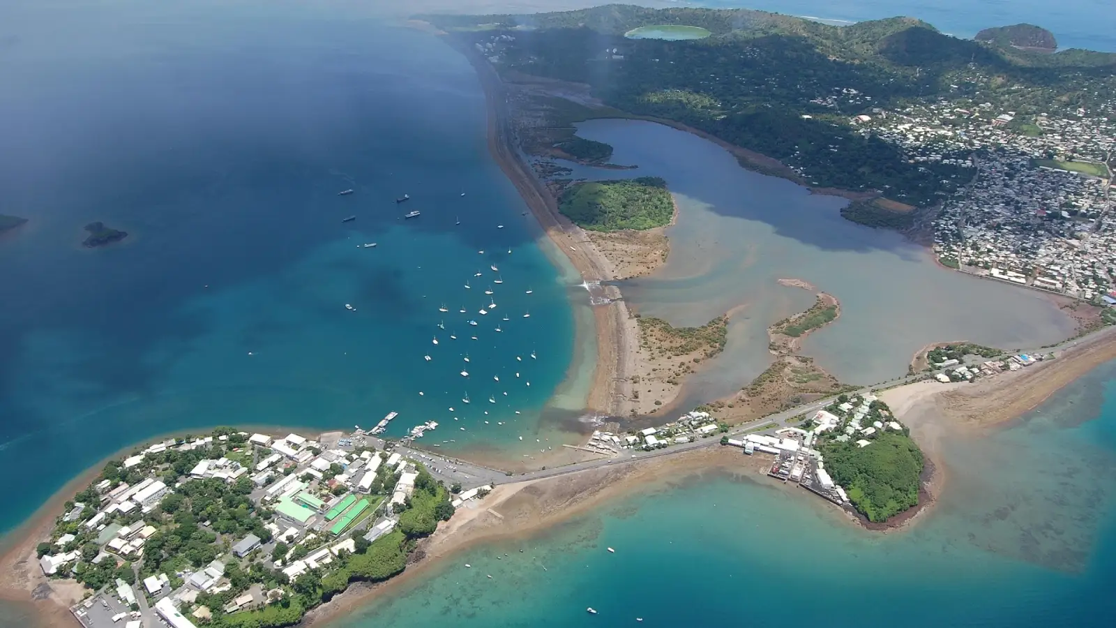 Vue panoramique de Mayotte